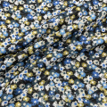 Washed Repeatedly Small Floral Pattern Polyester Fabric